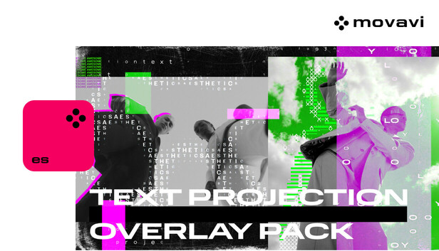 Movavi Video Suite 2025 Steam Edition - Text Projection Overlay Pack