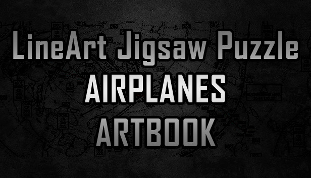 LineArt Jigsaw Puzzle - Airplanes ArtBook