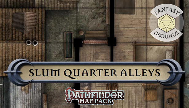 Fantasy Grounds - Pathfinder RPG - Map Pack - Slum Quarter Alleys