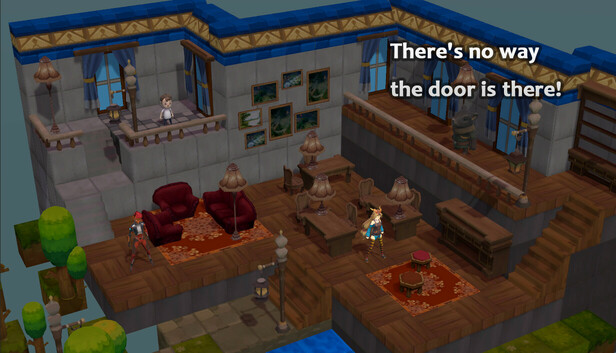 There's no way the door is there!