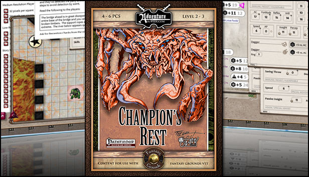 Fantasy Grounds - A03: Champion's Rest (PFRPG)
