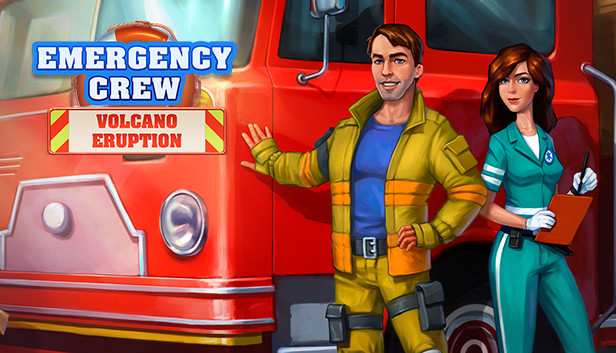 Emergency Crew Volcano Eruption