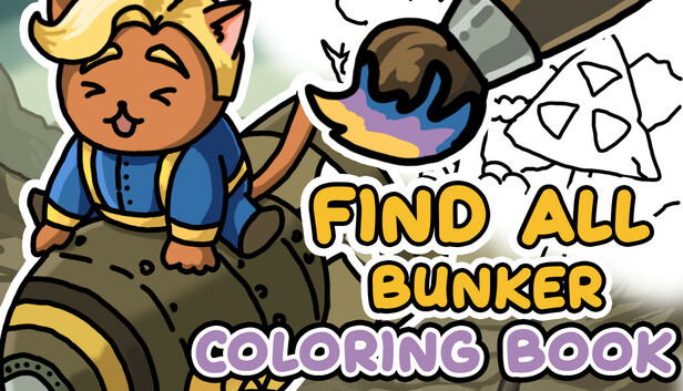 FIND ALL: Bunker - Coloring Book