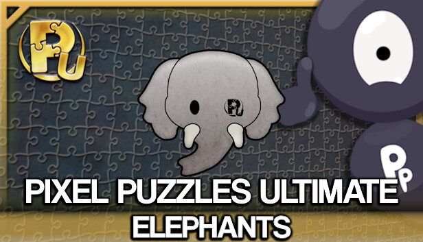 Jigsaw Puzzle Pack - Pixel Puzzles Ultimate: Elephants
