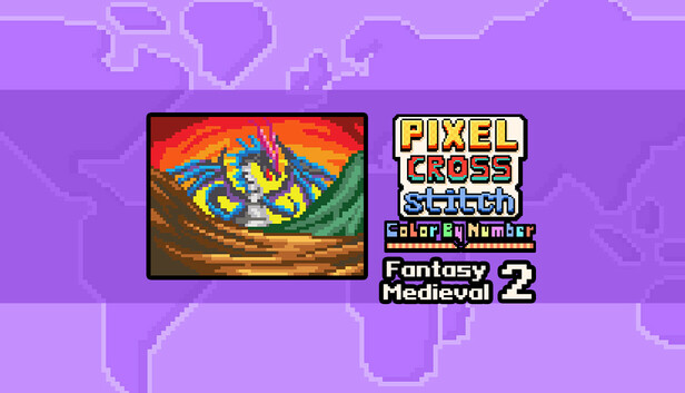 Pixel Cross Stitch - Fantasy Medieval Pack 3