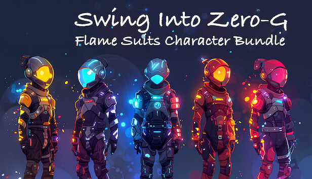 Swing Into Zero-G: Flame Suits Character Bundle