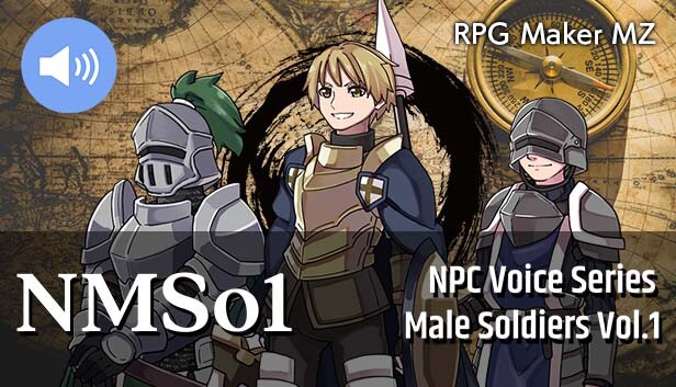 RPG Maker MZ - NPC Male Soldiers Vol.1