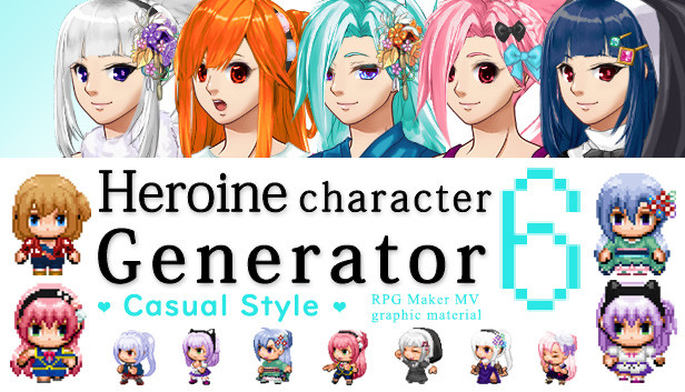RPG Maker MV - Heroine Character Generator 6