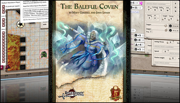 Fantasy Grounds - 5E: The Baleful Coven