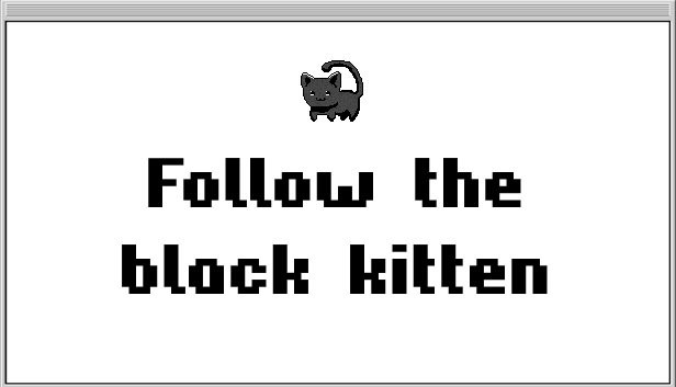 Follow the Black Kitten