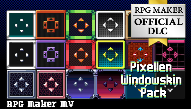 RPG Maker MV - PIXELLEN WINDOWSKIN PACK