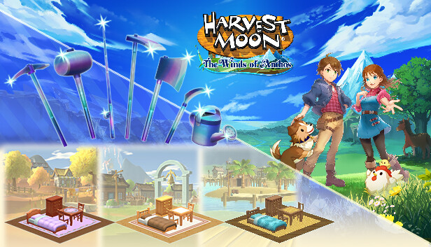 Harvest Moon: The Winds of Anthos - Tool Upgrade & New Interior Designs Pack