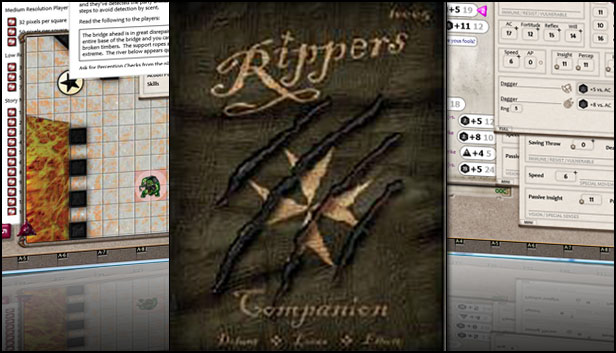 Fantasy Grounds - Rippers Companion (Savage Worlds)