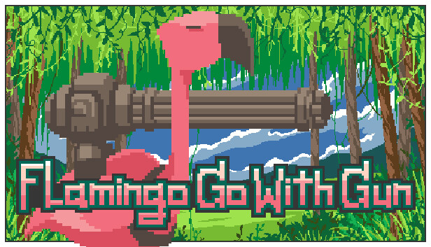 Flamingo Go With Gun