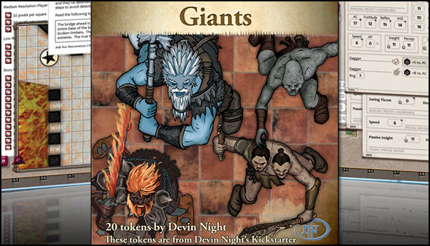 Fantasy Grounds - Giants (Token Pack)