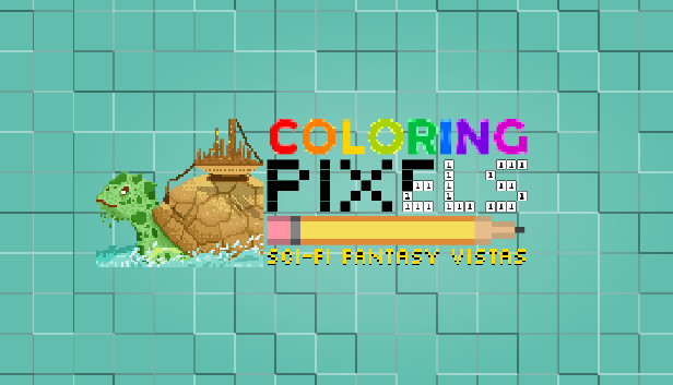 Coloring Pixels - Sci-Fi Fantasy Vistas Pack