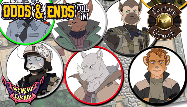 Fantasy Grounds - Odds and Ends, Volume 13 (Token Pack)