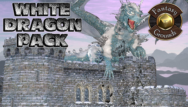 Fantasy Grounds - White Dragon Pack (Token Pack)