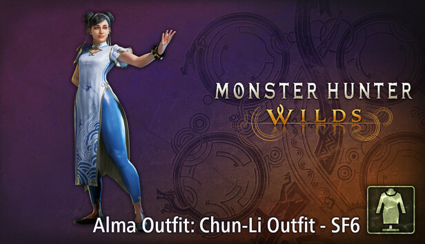 Monster Hunter Wilds - Alma Outfit: Chun-Li Outfit - SF6