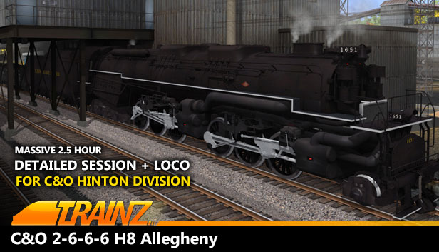 TANE DLC: C&O 2-6-6-6 H8 - New River Mining Coal Run