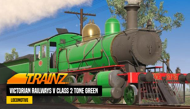 Trainz Plus DLC - Victorian Railways V Class 2 Tone Green