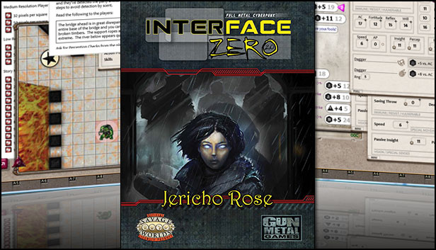 Fantasy Grounds - Interface Zero: Jericho Rose (Savage Worlds)