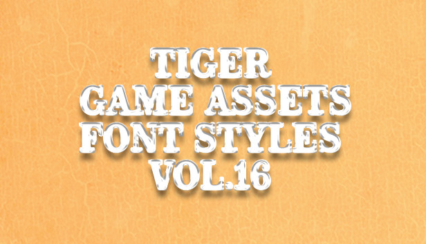 TIGER GAME ASSETS FONT STYLES VOL.16