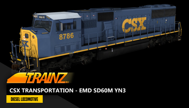 Trainz 2022 DLC - CSX Transportation - EMD SD60M YN3