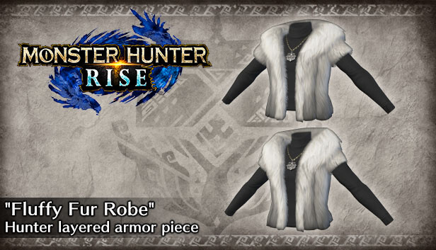 Monster Hunter Rise - Element pancerza warstwowego łowcy „Puchata futrzana szata”