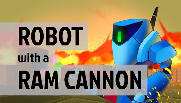 Robot with a Ram Cannon