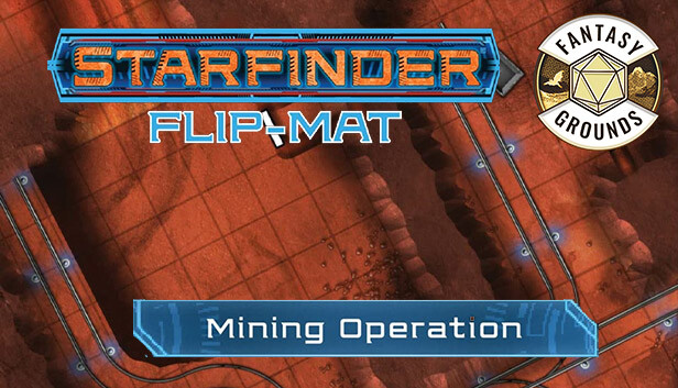 Fantasy Grounds - Starfinder RPG - Starfinder Flip-Mat - Mining Operation