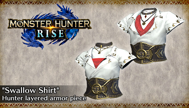 MONSTER HUNTER RISE - Element pancerza warstwowego łowcy „Jaskółcza koszula”