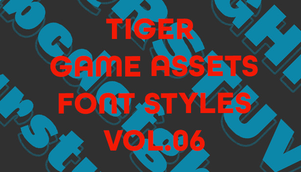 TIGER GAME ASSETS FONT STYLES VOL.06