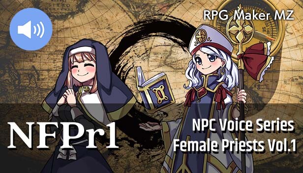 RPG Maker MZ - NPC Female Priests Vol.1