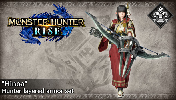 Monster Hunter Rise - Zestaw pancerza warstwowego łowcy „Hinoa”
