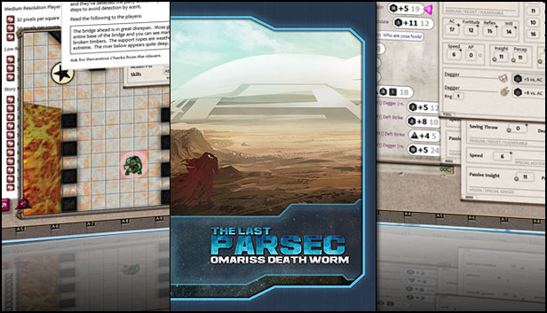 Fantasy Grounds - The Last Parsec: Omariss Death Worm (Savage Worlds)