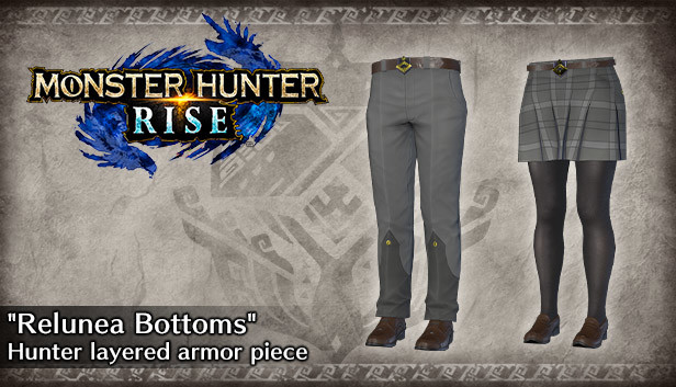 Monster Hunter Rise - Element pancerza warstwowego łowcy „Dół stroju Relunea”