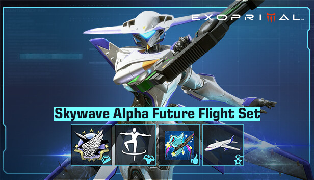 Exoprimal - Zestaw Futurystyczny lot dla egzopancerza Skywave α