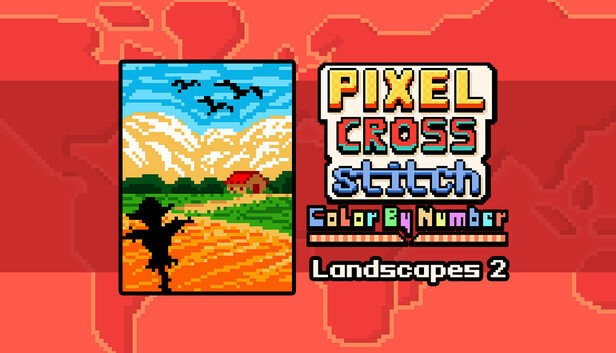 Pixel Cross Stitch - Landscapes Pack 2
