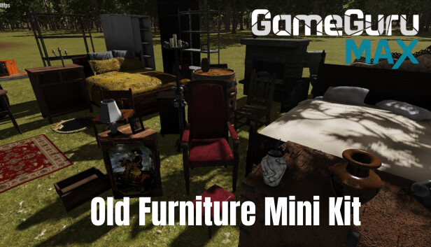 GameGuru MAX Mini Kit - Old Furniture