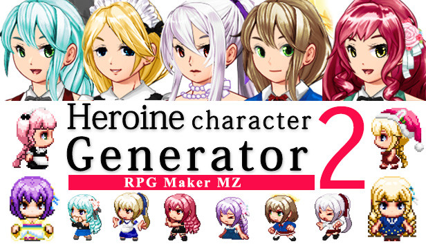 RPG Maker MZ - Heroine Character Generator 2 for MZ