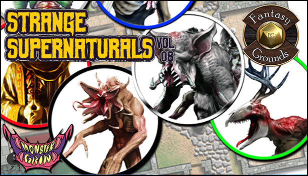 Fantasy Grounds - Strange Supernaturals, Volume 8 (Token Pack)