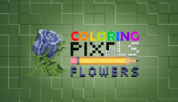 Coloring Pixels - Flowers Pack