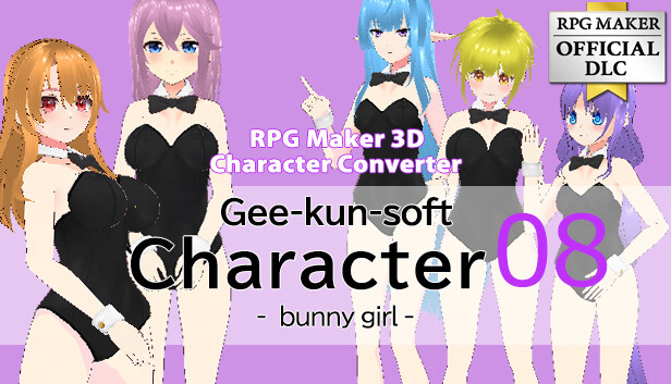 RPG Maker 3D Character Converter - Gee-kun-soft character 08 bunny girl