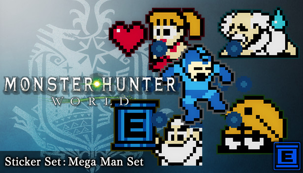 Monster Hunter: World - Sticker Set: Mega Man Set