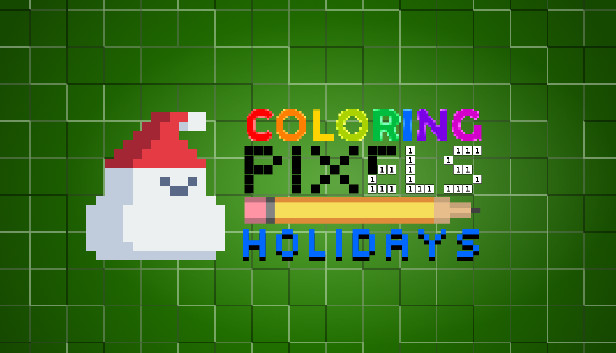 Coloring Pixels - Winter Holidays Pack