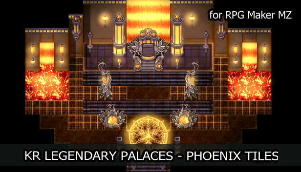 RPG Maker MZ - KR Legendary Palaces - Phoenix Tileset