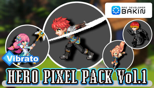 RPG Developer Bakin Vibrato HERO PIXEL PACK Vol.1