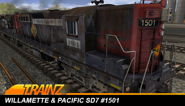 Trainz 2019 DLC: Willamette & Pacific SD7 #1501