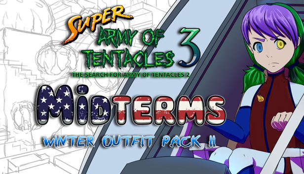 SUPER ARMY OF TENTACLES 3: Winter Outfit Pack II: Midterms 2018